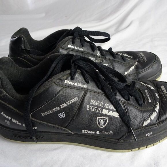Reebok NFL Raiders Shoes Size 11 1/2 - Picture 5 of 13